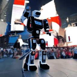 Robot dancing video generator