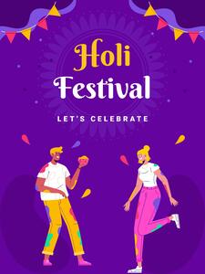 Clothing Holi Poster